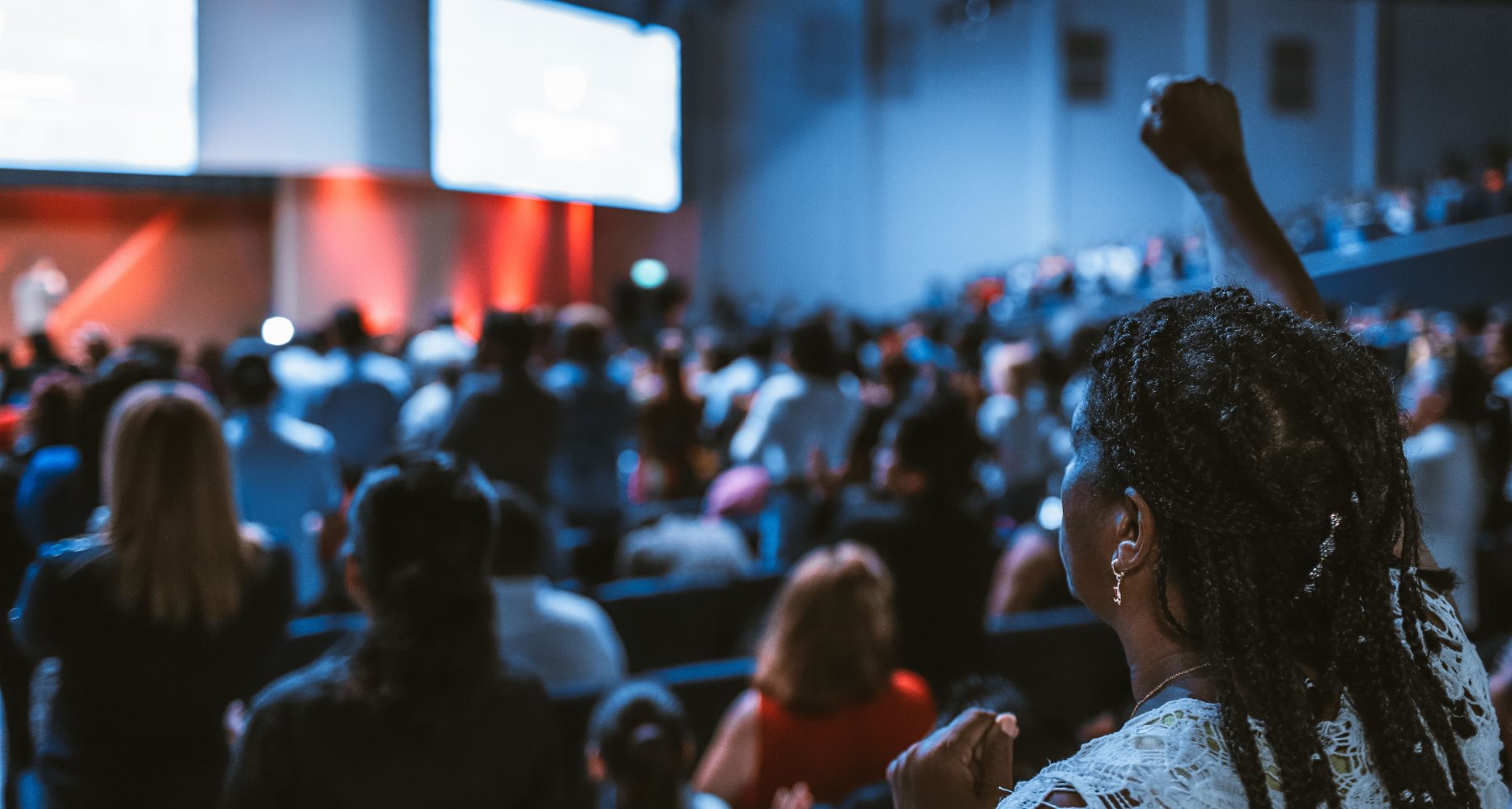 Cover Photo people at a conference