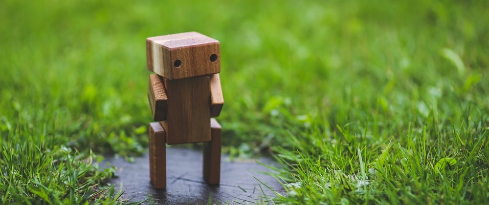 Cover Photo: Toy robot on grass